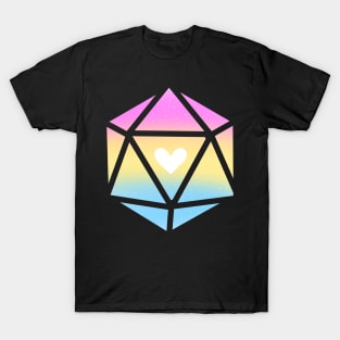 Pansexual Pixie Heart Dice T-Shirt